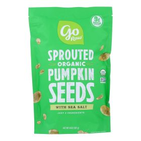 Go Raw Sprouted Seeds, Pumpkin With Celtic Sea Salt - Case Of 6 - 14 Oz