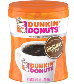 Dunkin' Original Blend;  Medium Roast Coffee;  30-Ounce Canister