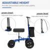 Knee Scooter with Basket,Steerable Knee Walker with Adjustable Height