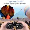 Portable Zoom Binoculars with FMC Lens Low Light Night Vision for Bird Watching Hunting Sports