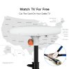 Leadzm TA-A1 150 Miles TV Antenna Indoor Outdoor Omni-directional 360 Degree Reception