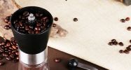 Handheld Coffee Grinder Mill with Ceramic Burrs Manual Grinder for Coffee, Tea, Herbs and Spices