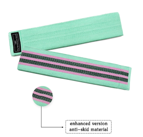 Fabric Resistance Bands (Option: Lake blue)