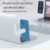 Aluminium Alloy Magnetic Phone Holder; Dual-Screen Laptop Screen Expand Stand Folding Side Mount For Ipad IPhone Xiaomi